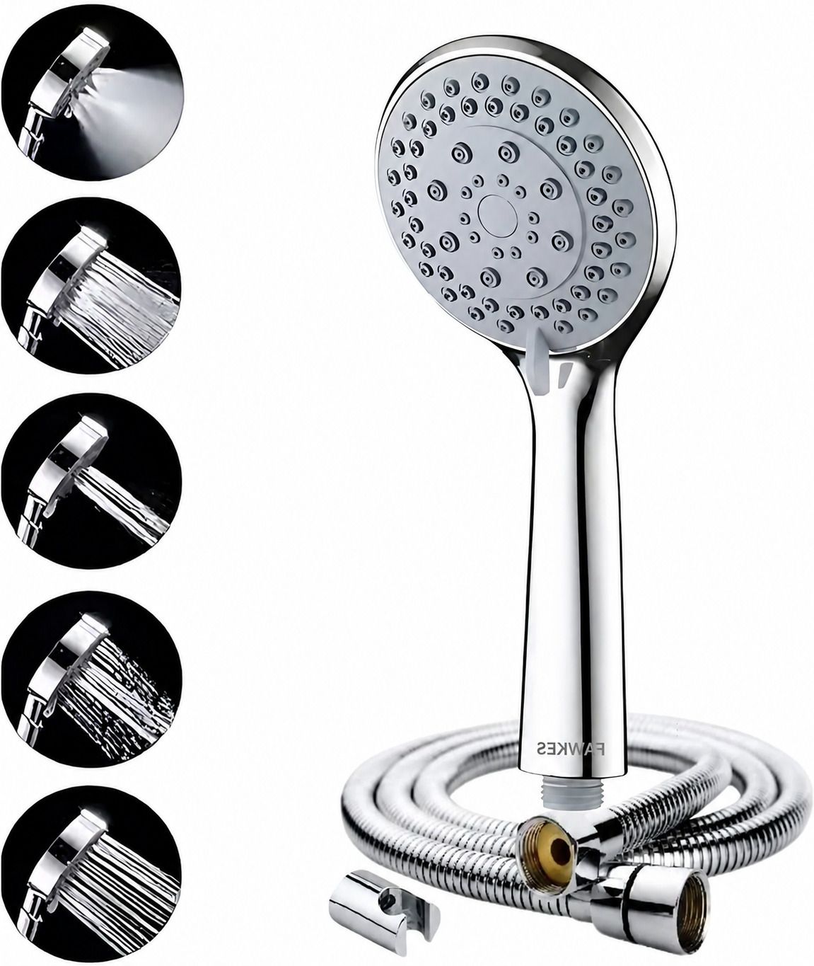 fawkes Mercedes Multifunction Hand Shower High-Pressure with 1.5mtr ss tube HAND SHOWER-picture-34