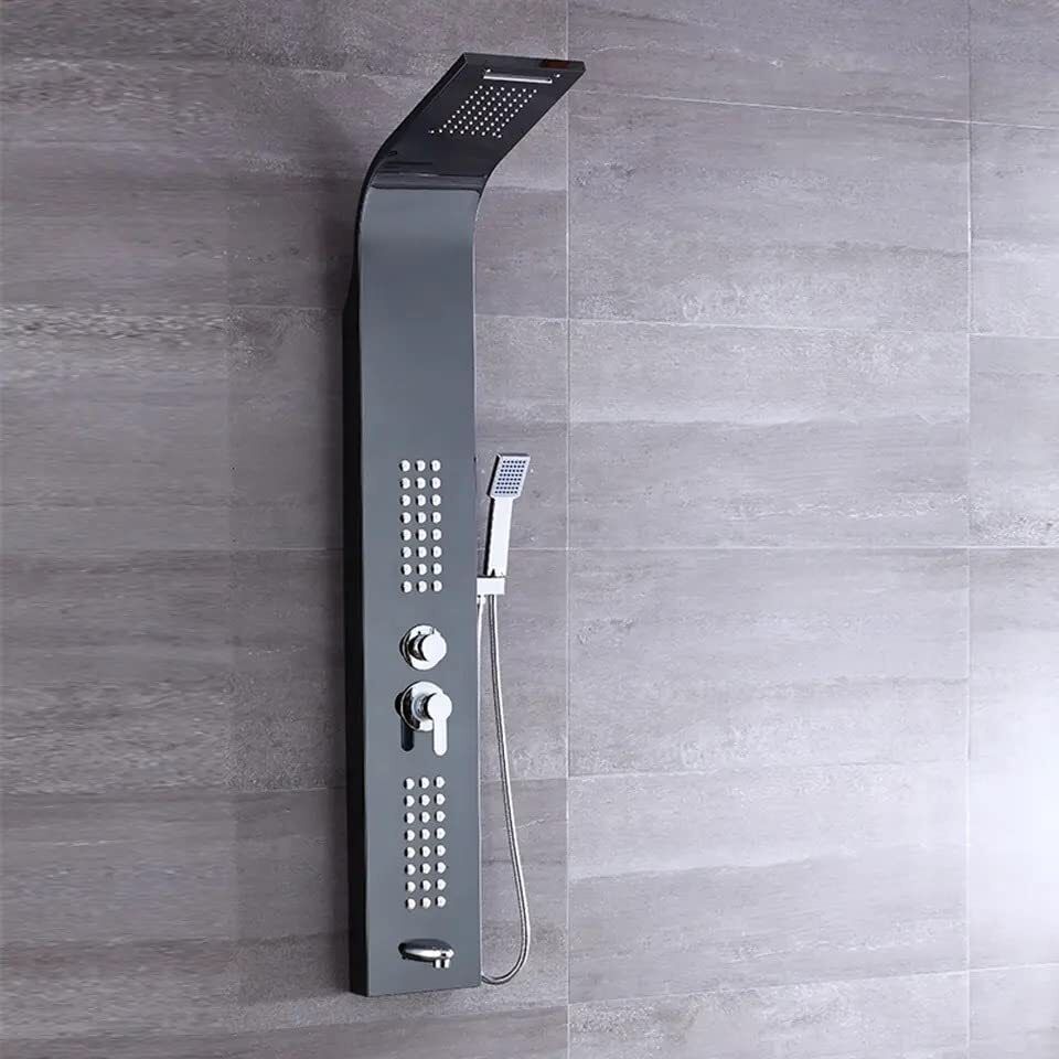 Formonix Bathware Shower Panel Rainfall Shower, Body Massage Spray Shower , 5 in One Tower System Shower Panel-image-20