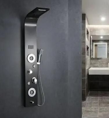 Allwinsink 5 Water Functions With Top Rainfall Water Outlet Sayflow with Hydropowered LED Light + Digital Display & 5 Water Functions With Top Rainfall Water Outlet, Waterfall Outlet-picture-30