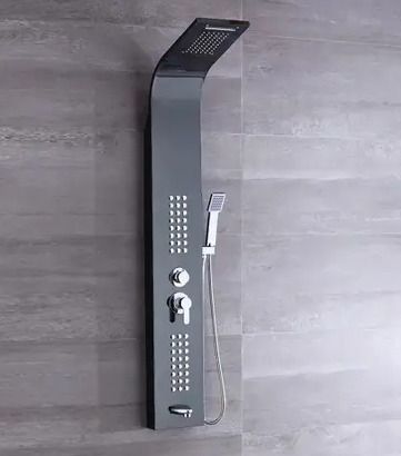 Allwinsink Shower Panel Rainfall Shower, Body Massage Spray Shower , 5 in One Tower System Shower Panel-picture-18