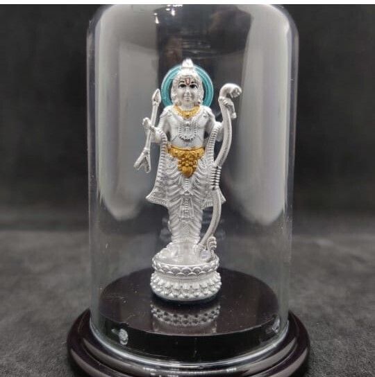 Ram Silver Idol- Deepa Jewellers Decorative Showpiece-7 cm-image-20