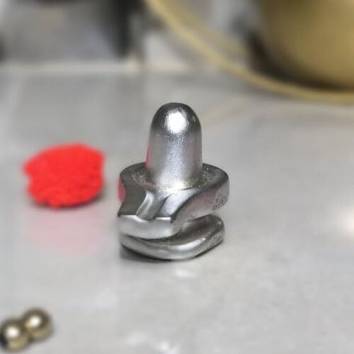 buy n relax Natural 60gram Para Shivling |Padarasam Lord Shiva's Religious para Shivling Decorative Showpiece - 5 cm-picture-14