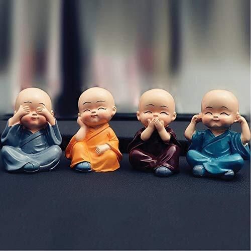 Laughing Buddha Decorative Showpiece - 6 cm-image-6