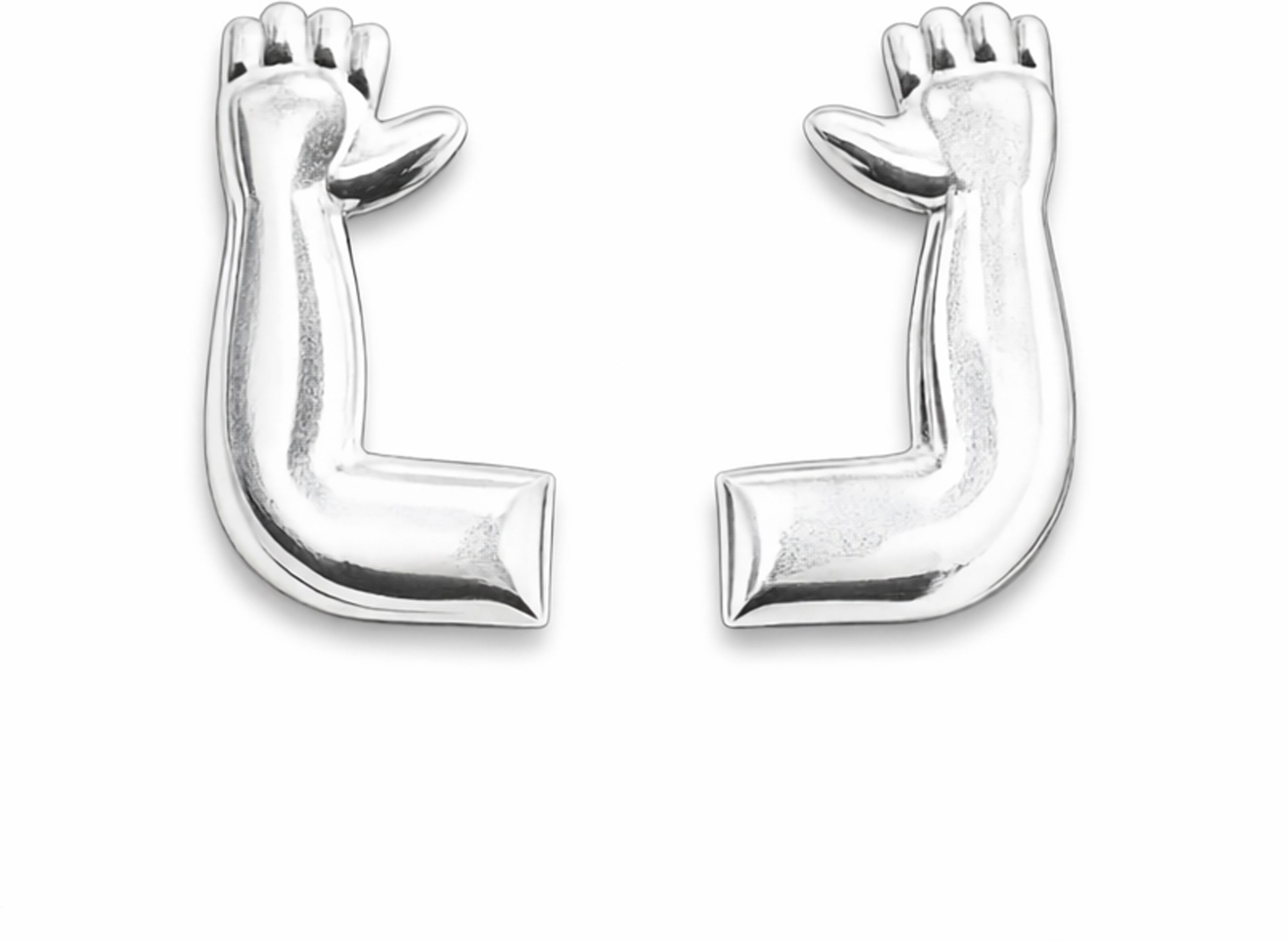 kmj Pure Silver Hand Pair for Pooja and God | Chandi Haath Jodi for Vastu & Donation Decorative Showpiece - 3 cm-picture-33