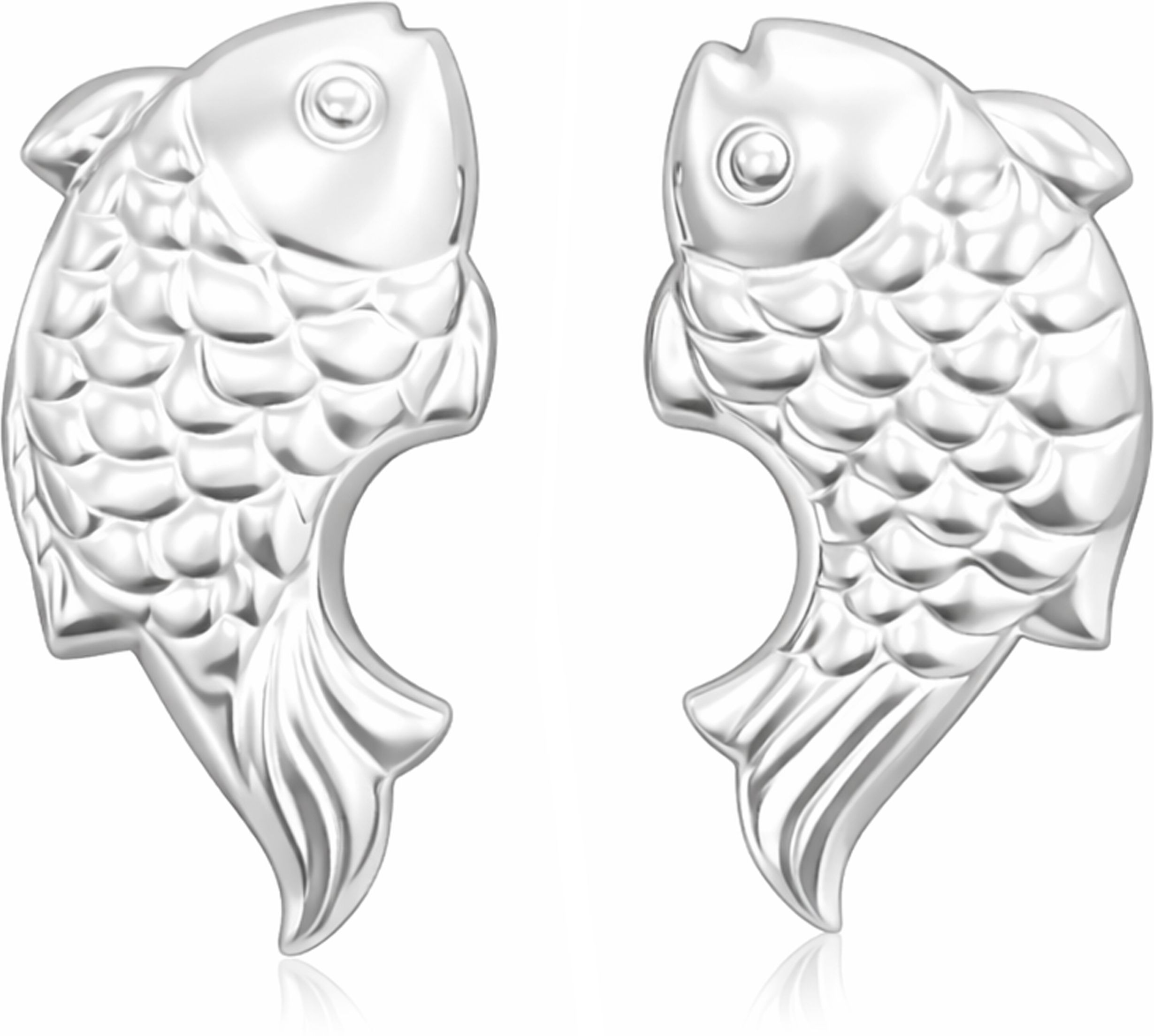 kmj Pure Silver Fish Pair idol/figurine for Vastu & Pooja, chandi ki Machli Decorative Showpiece - 0.2 cm-picture-10