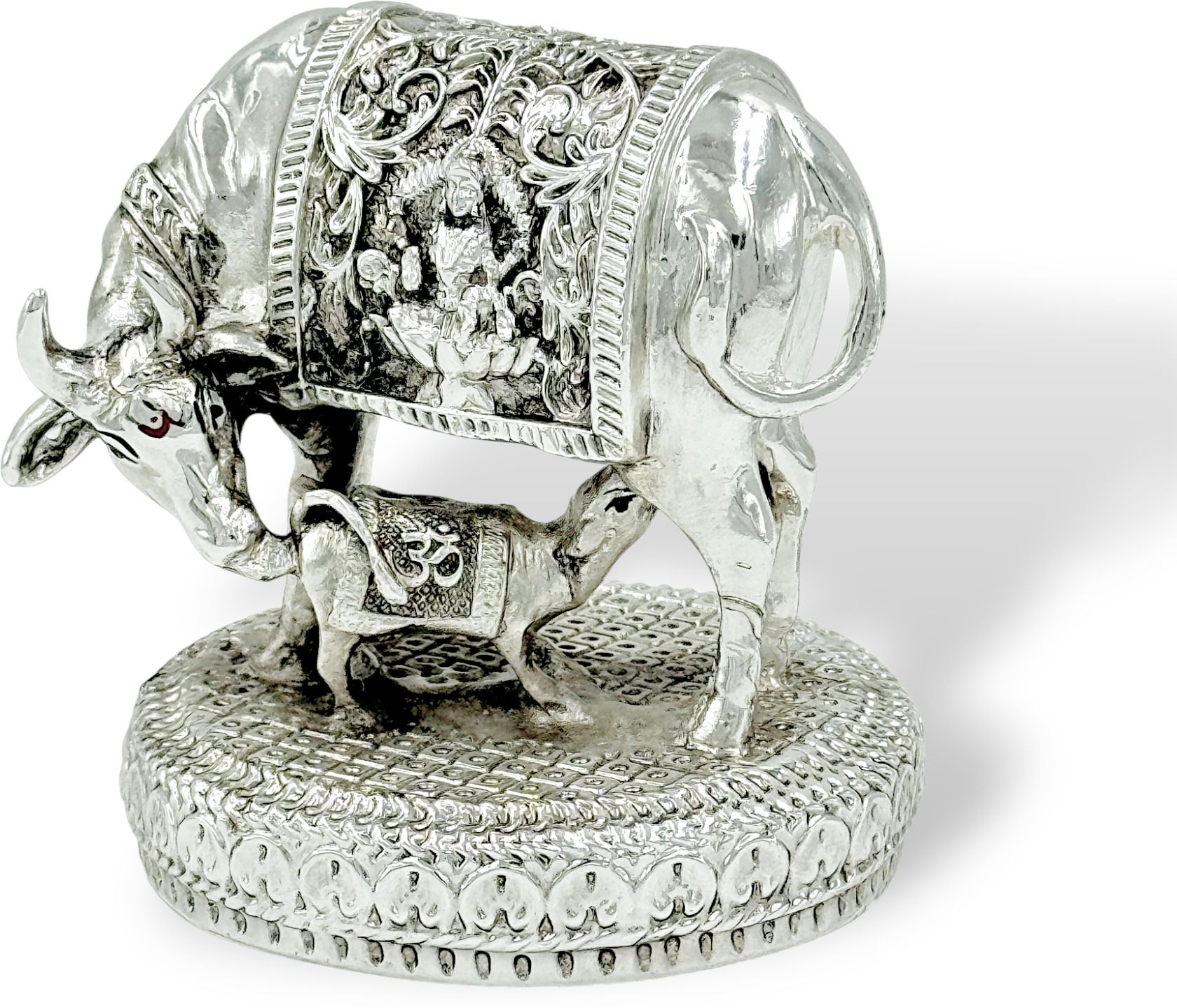 rudraansh Gaay Bachda Cow and Calf for Vastu Decorative Showpiece - 6.5 cm-picture-24