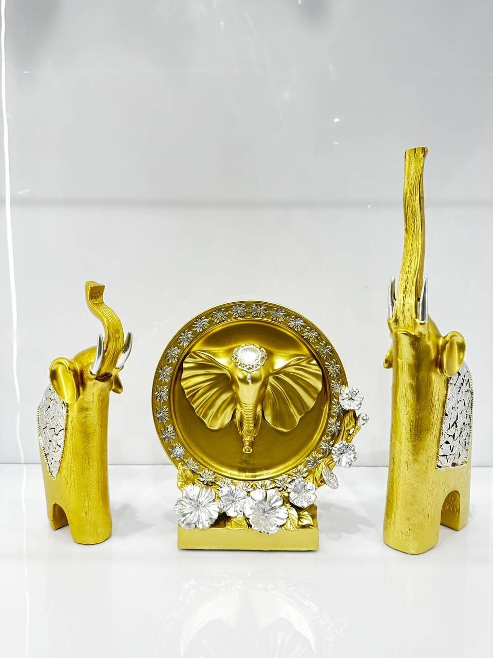 deydecor ELEPHANT SET - 742 Decorative Showpiece - 20 cm-picture-53
