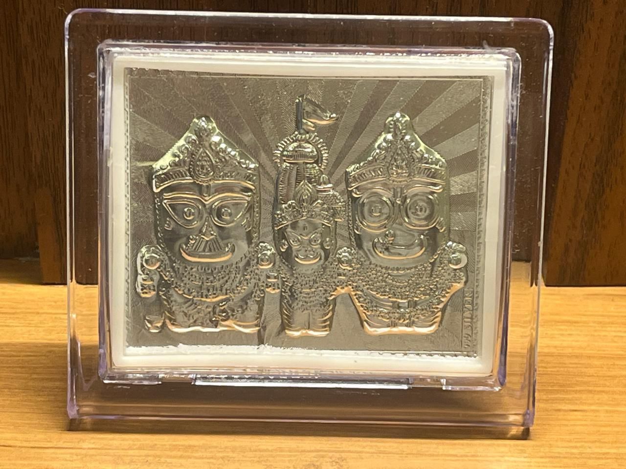 srivasavi 999 Silver Puri Jagannath photo stand Decorative Showpiece - 8.5 cm-picture-28