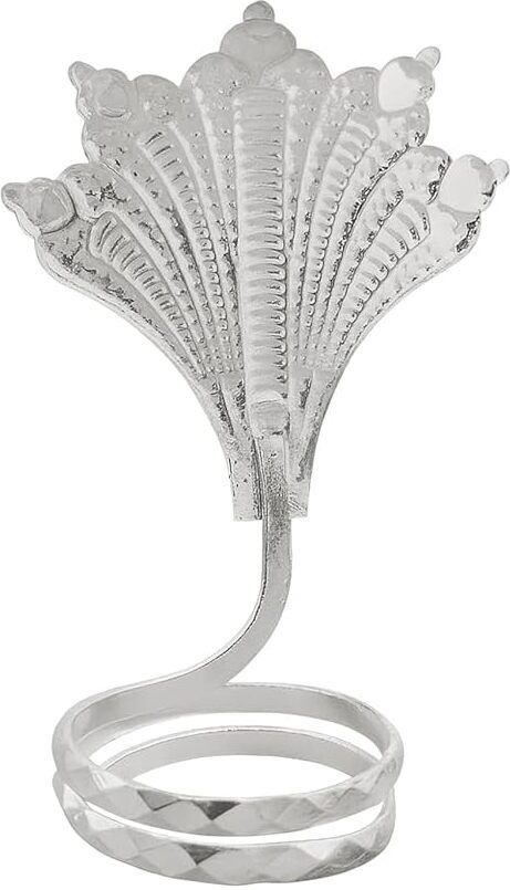 pmh German Naag Idol Silver 5 Face's Snake Idol - Pack of 1 Decorative Showpiece - 5 cm-picture-25