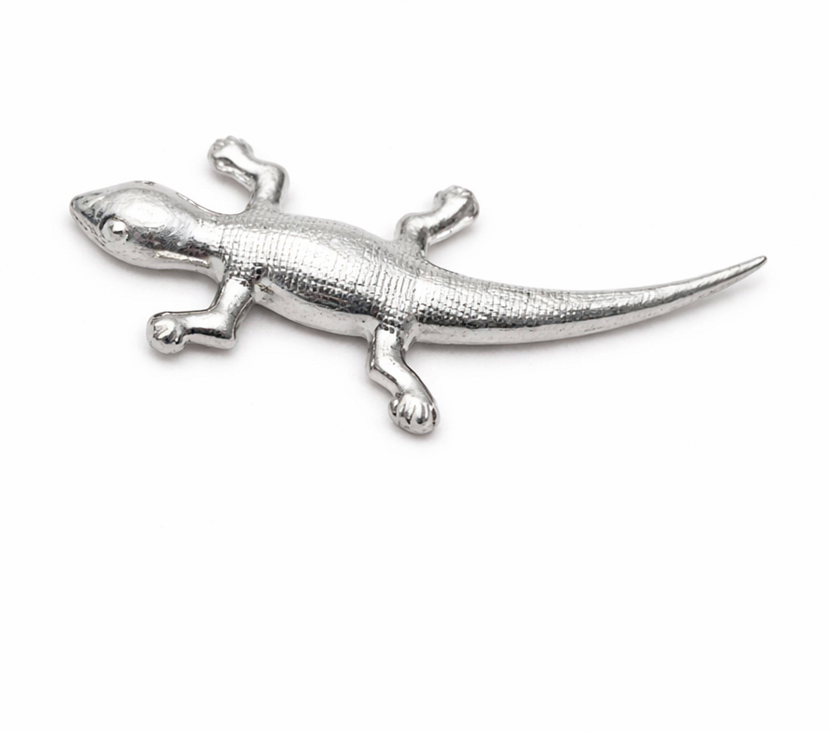 kmj Pure Silver Lizard/Chipkali Figurine/Idol for Pooja | Silver Vastu Symbol Decorative Showpiece - 0.3 cm-picture-39