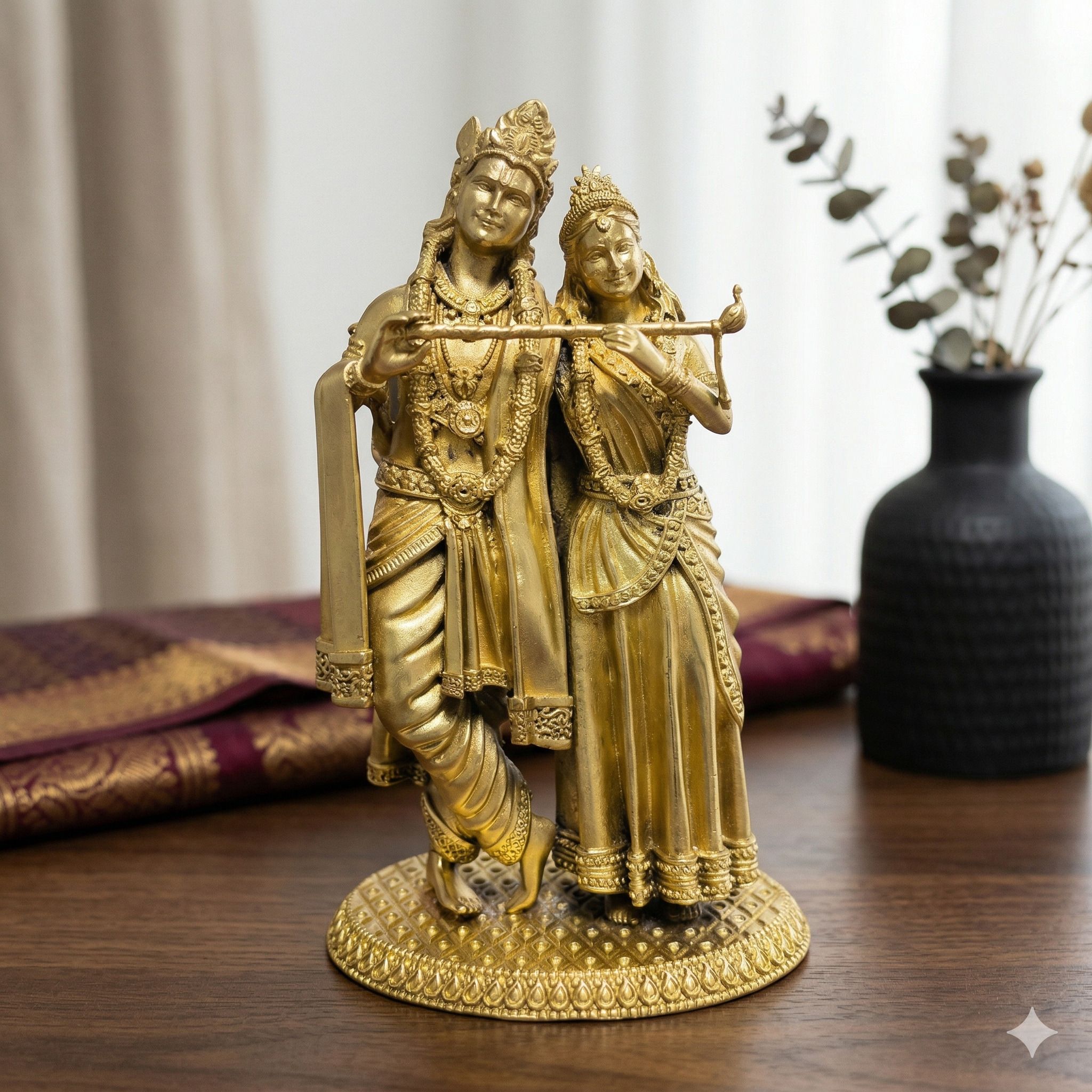 jaipur metals Radha Krishna Decorative Showpiece - 16 cm-picture-18