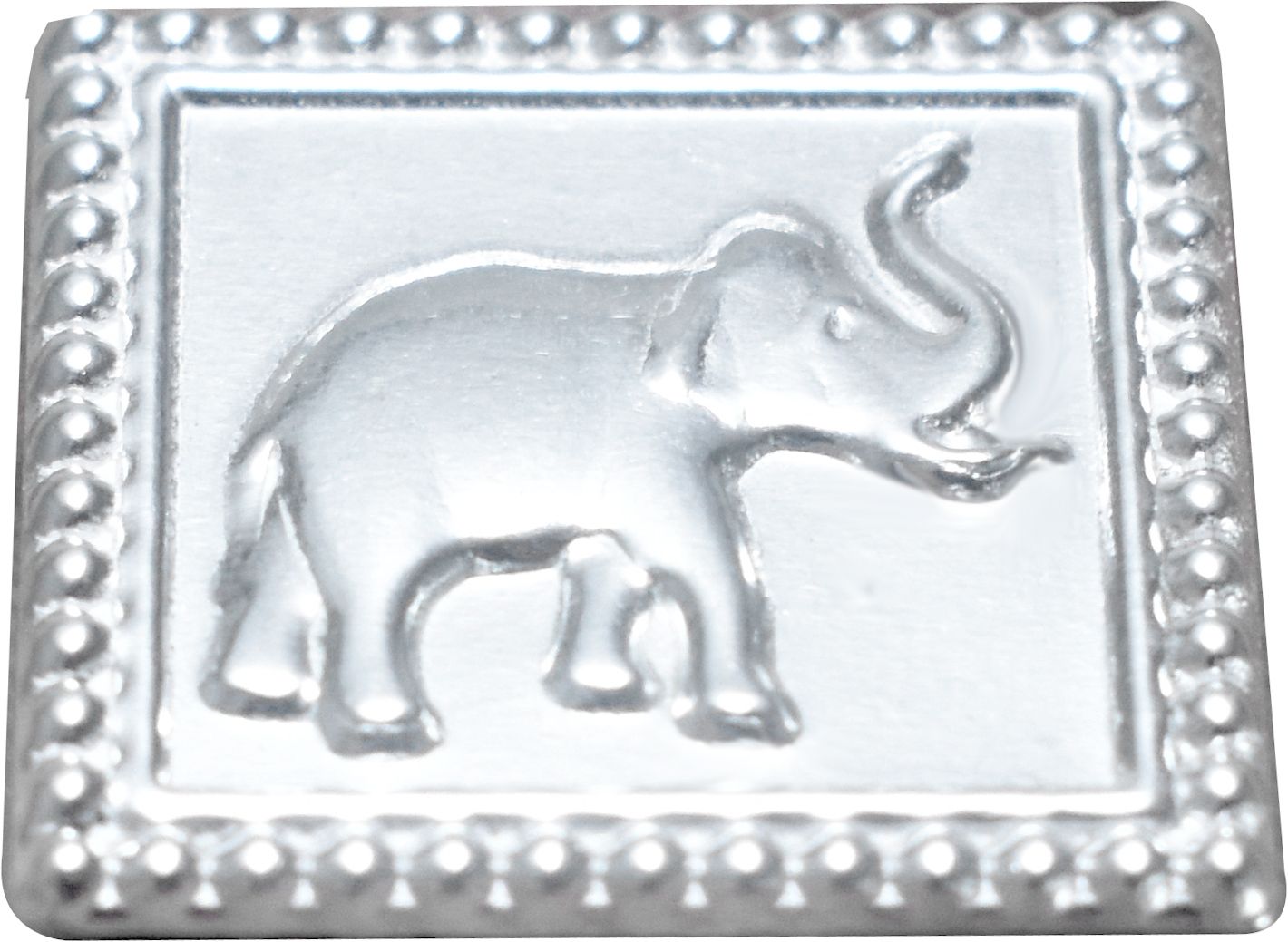 KMJ Pure Silver Elephant/hathi figurine for Pooja, vastu Decorative Showpiece - 0.1 cm-image-42