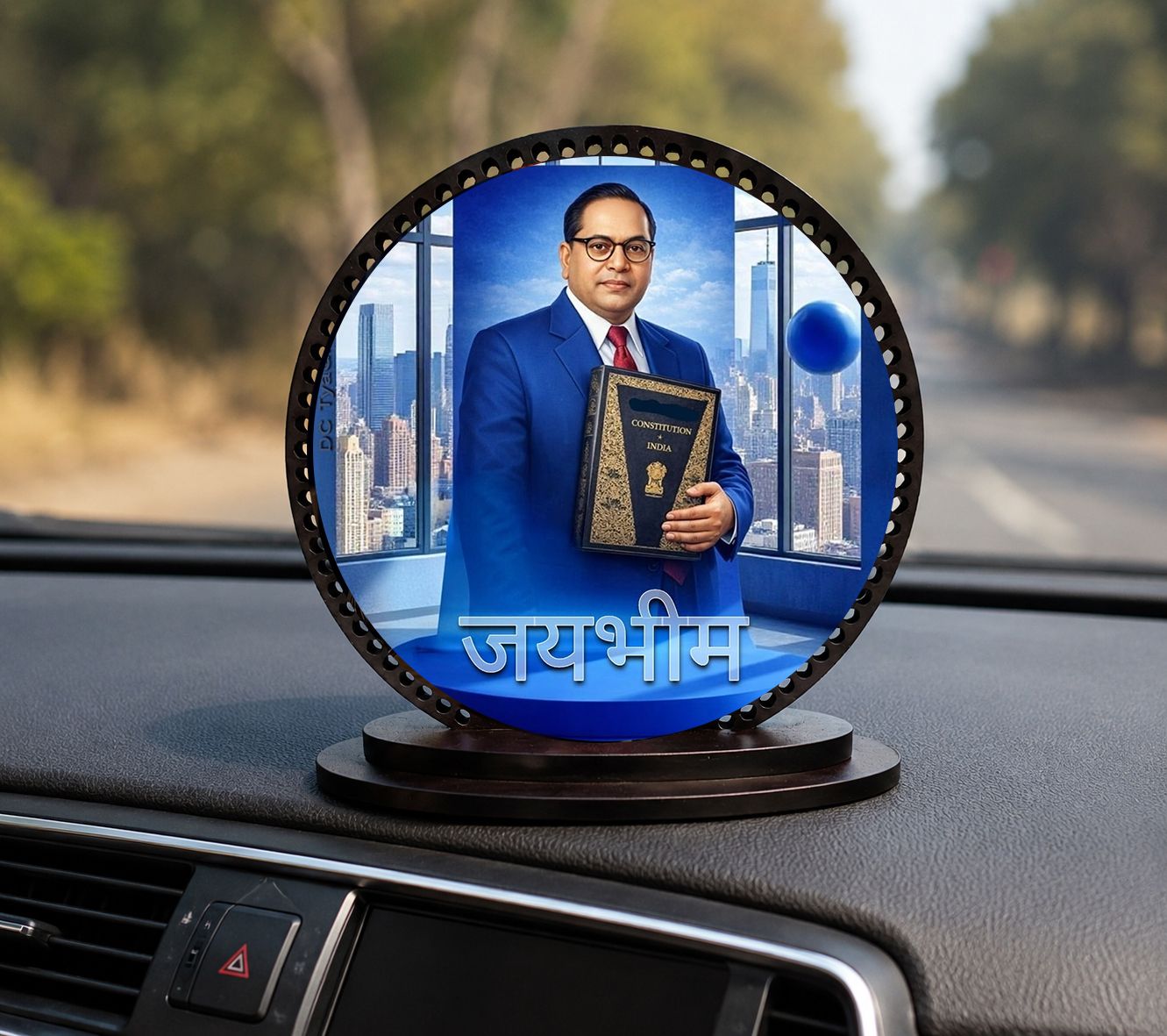 Dr. B.R. Ambedkar Car Dashboard Frame-4 Decorative Showpiece - 10 cm-image-37