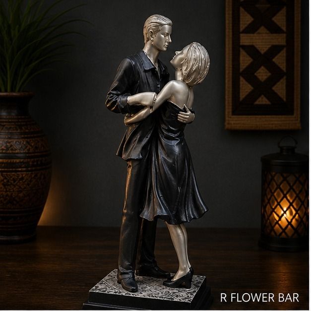 r flower bar Couples Decorative Showpiece - 37.5 cm-picture-38