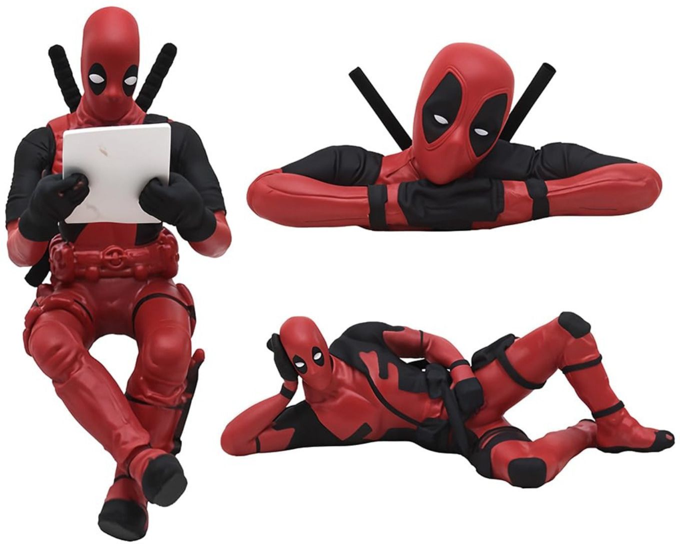 Set of 3 Deadpool Figurines, Creative Car Dashboard Decorations, Home Decor, Decorative Showpiece-8 cm-image-48