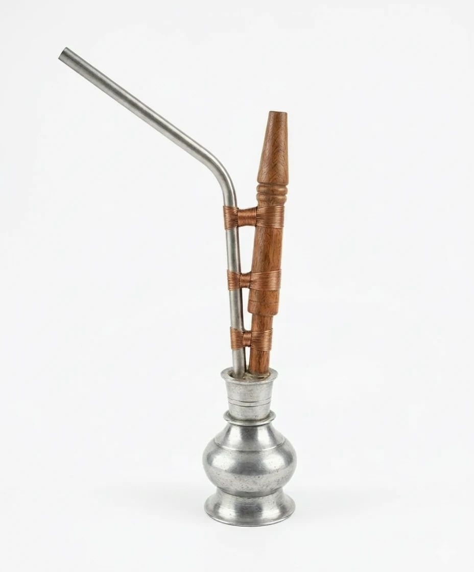 kash empire EMPIRE002 14.5 inch Silver Plated Hookah-picture-31