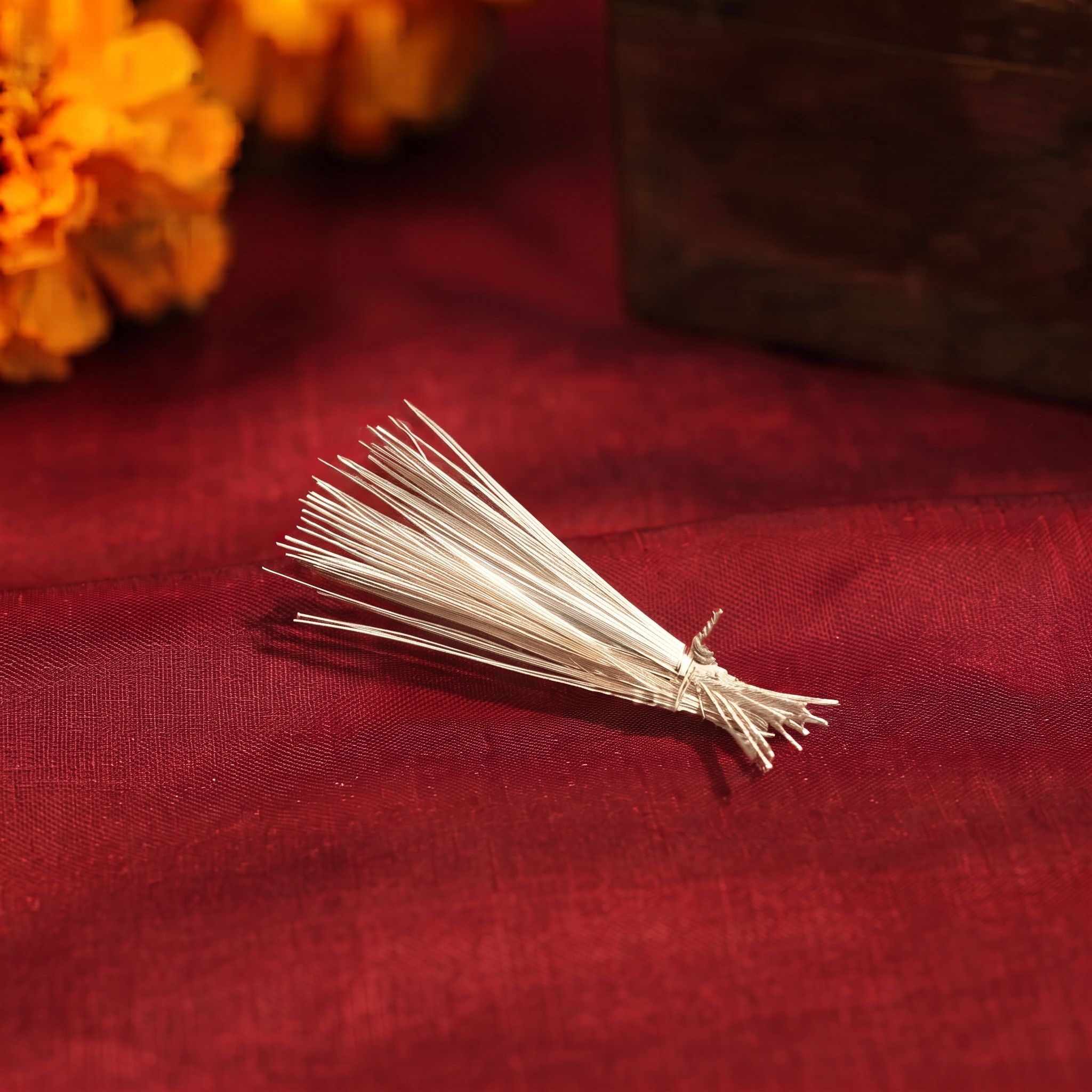 Chandi ki Jhadu (Broom) – 1.25 Inch, 21 PCS | For Pooja, Mandir, Decorative Showpiece - 1.25 cm-image-13