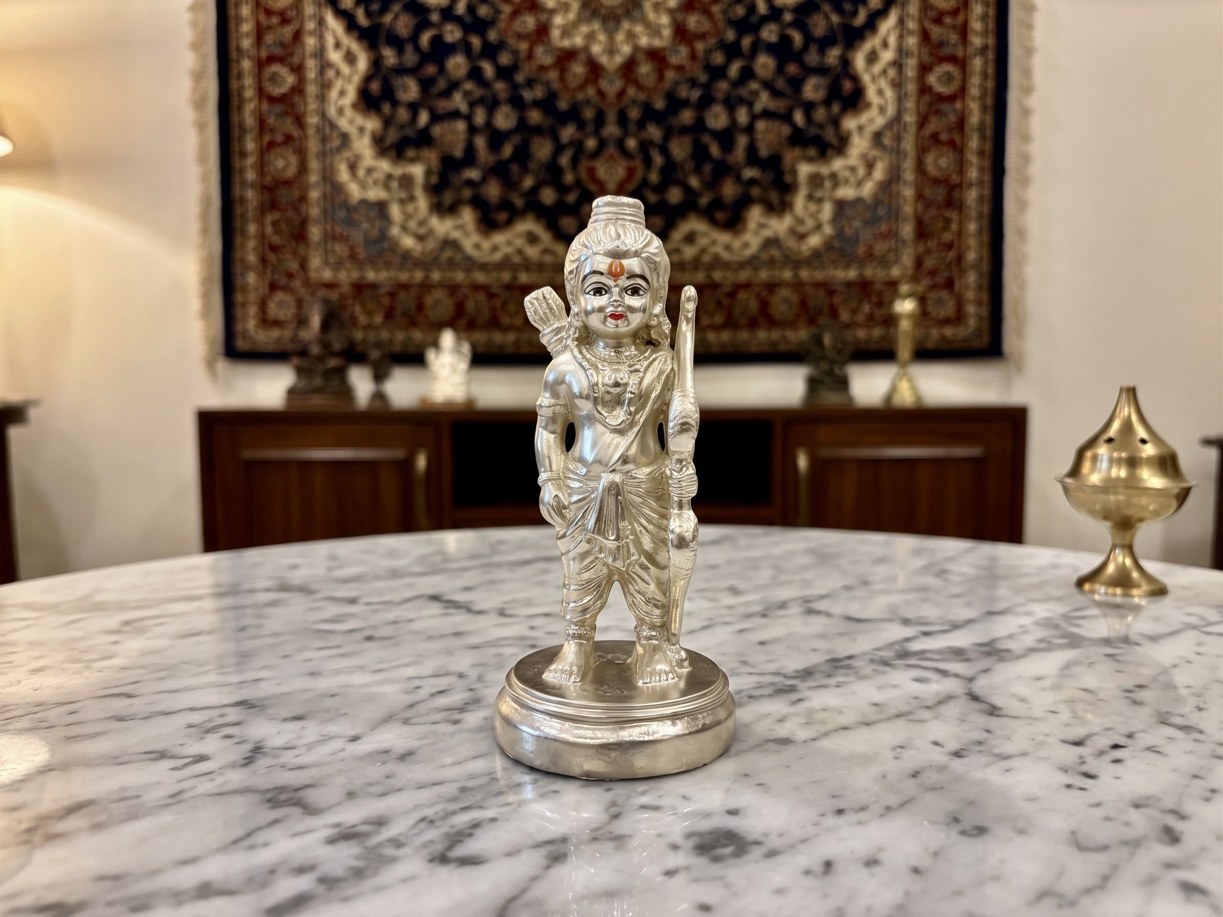 silfig Ram Lalla (Ram) – 999 Silver-Coated Edition Decorative Showpiece - 17.5 cm-picture-10