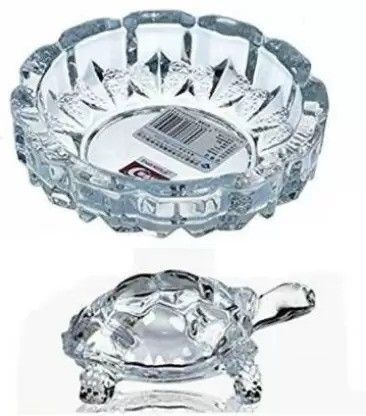 Crystal Tortoise Decorative Showpiece - 8 cm (Glass, Clear) Decorative Showpiece - 8 cm-image-29