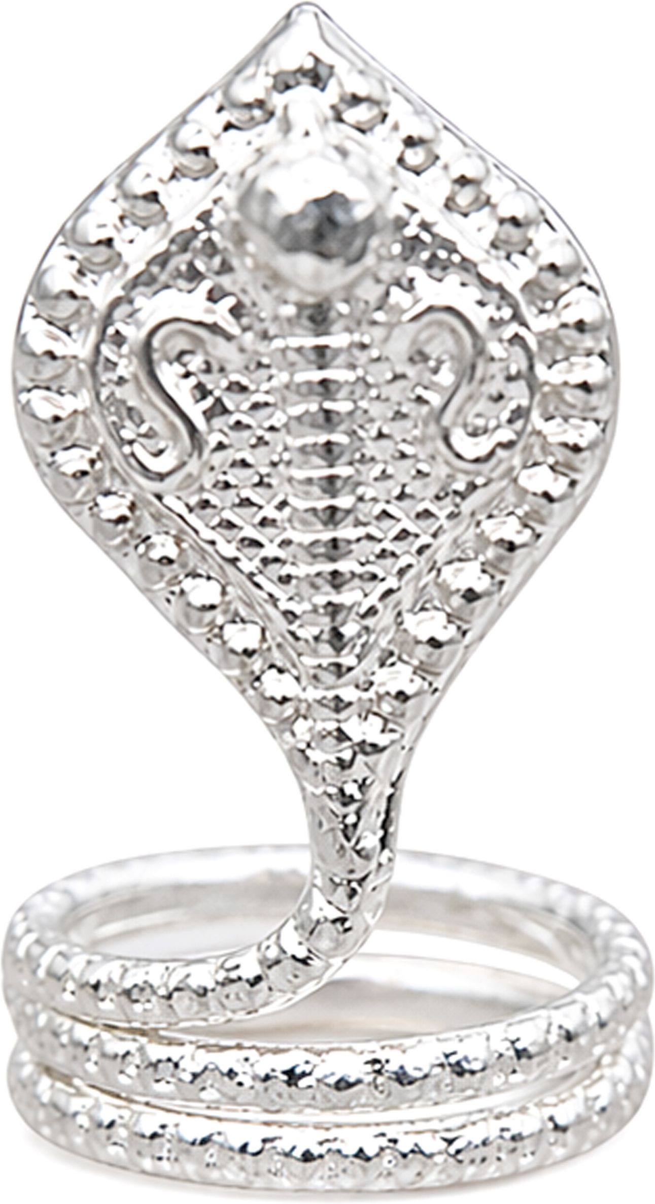 kmj Pure Silver Naag/Nag for Shivling Pooja | Snake Idol for Mahadev Mandir Decor Decorative Showpiece - 2 cm-picture-22