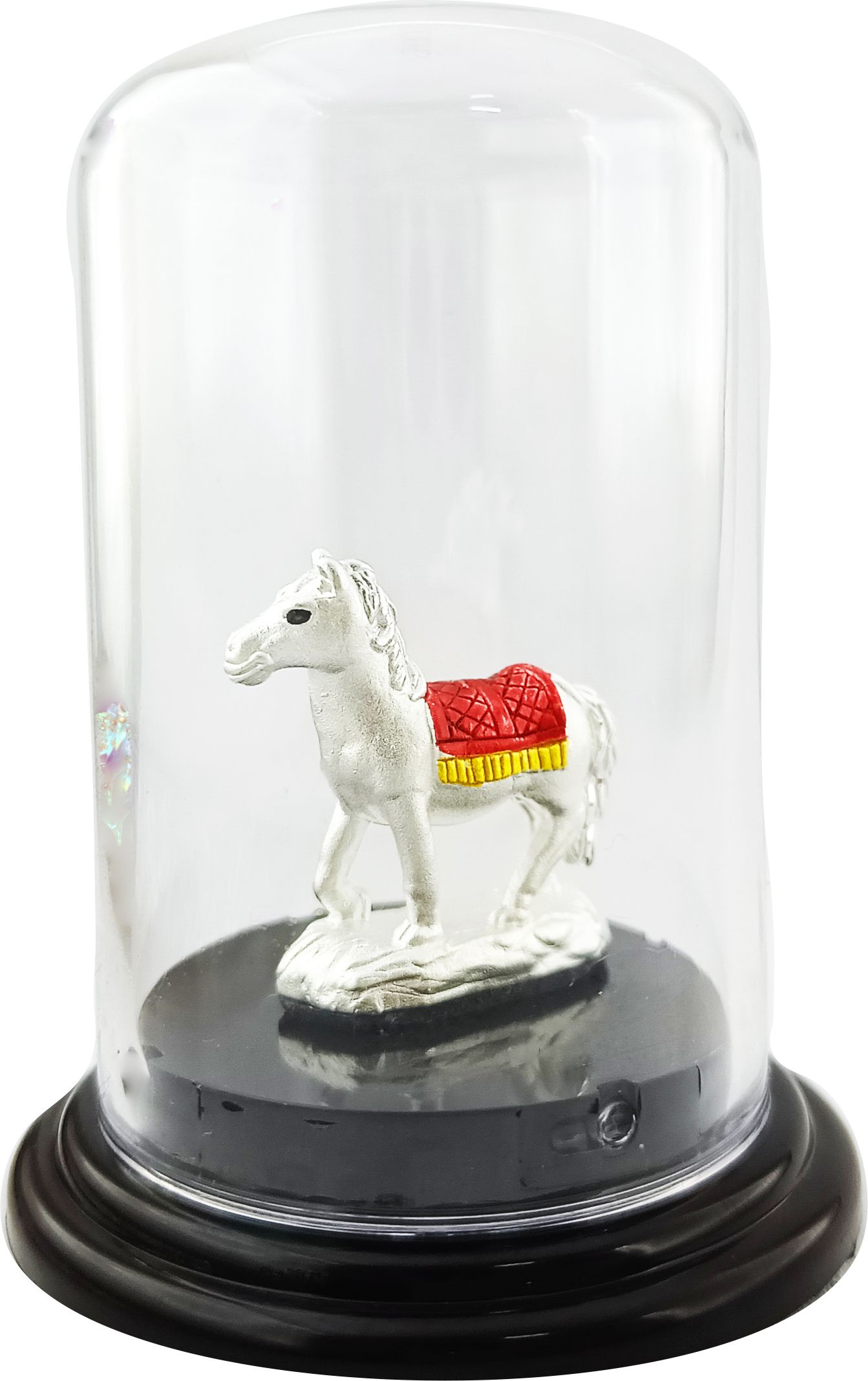 SILVERSPOT JEWEL 999 Pure Silver Beautiful Horse with Acrylic Base Idol Decorative Showpiece - 14 cm-picture-17