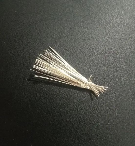 astro-d Silver/Chandi ki Jhadu (Broom) – 1.25 Inch, 21 PCS | For Pooja, Mandir, Decorative Showpiece - 1.25 cm-picture-23