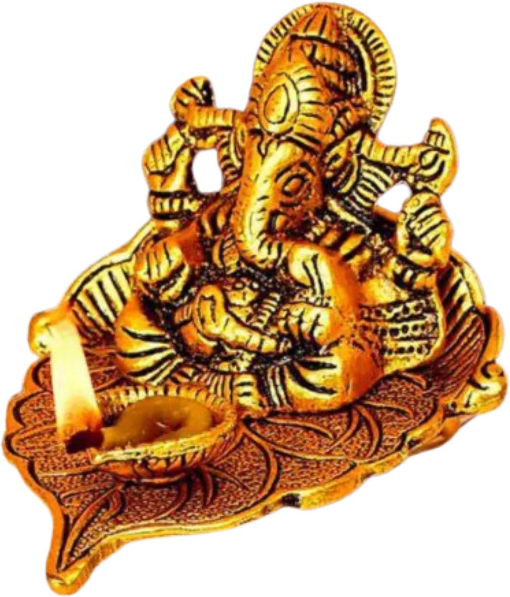 shri kaila maa art gallery Ganesh G Showpiece 12cm Decorative Showpiece - 12 cm-picture-11