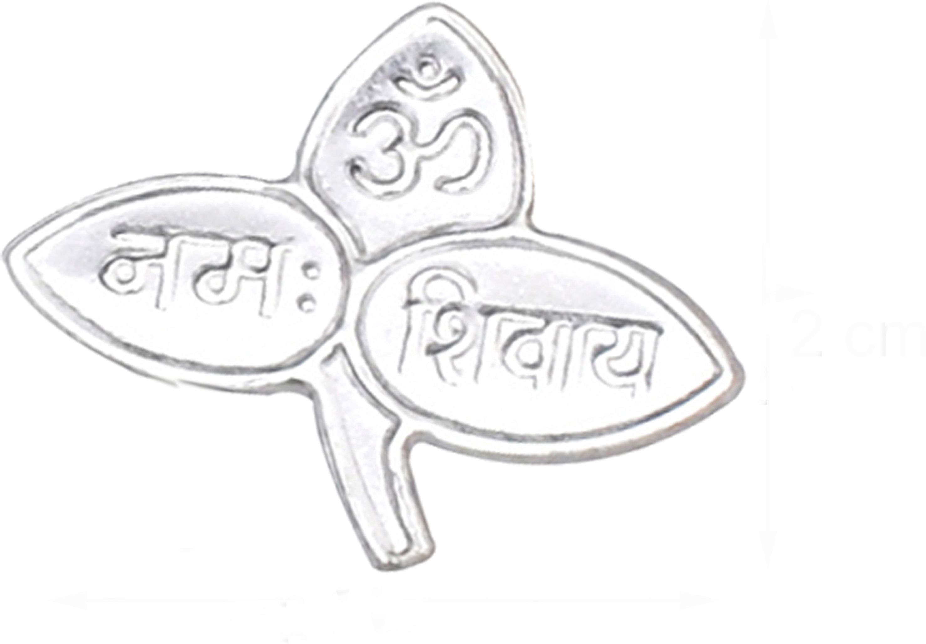 kmj Pure Silver Belpatra / Bilva Leaves for Puja Decorative Showpiece - 0.1 cm-picture-32