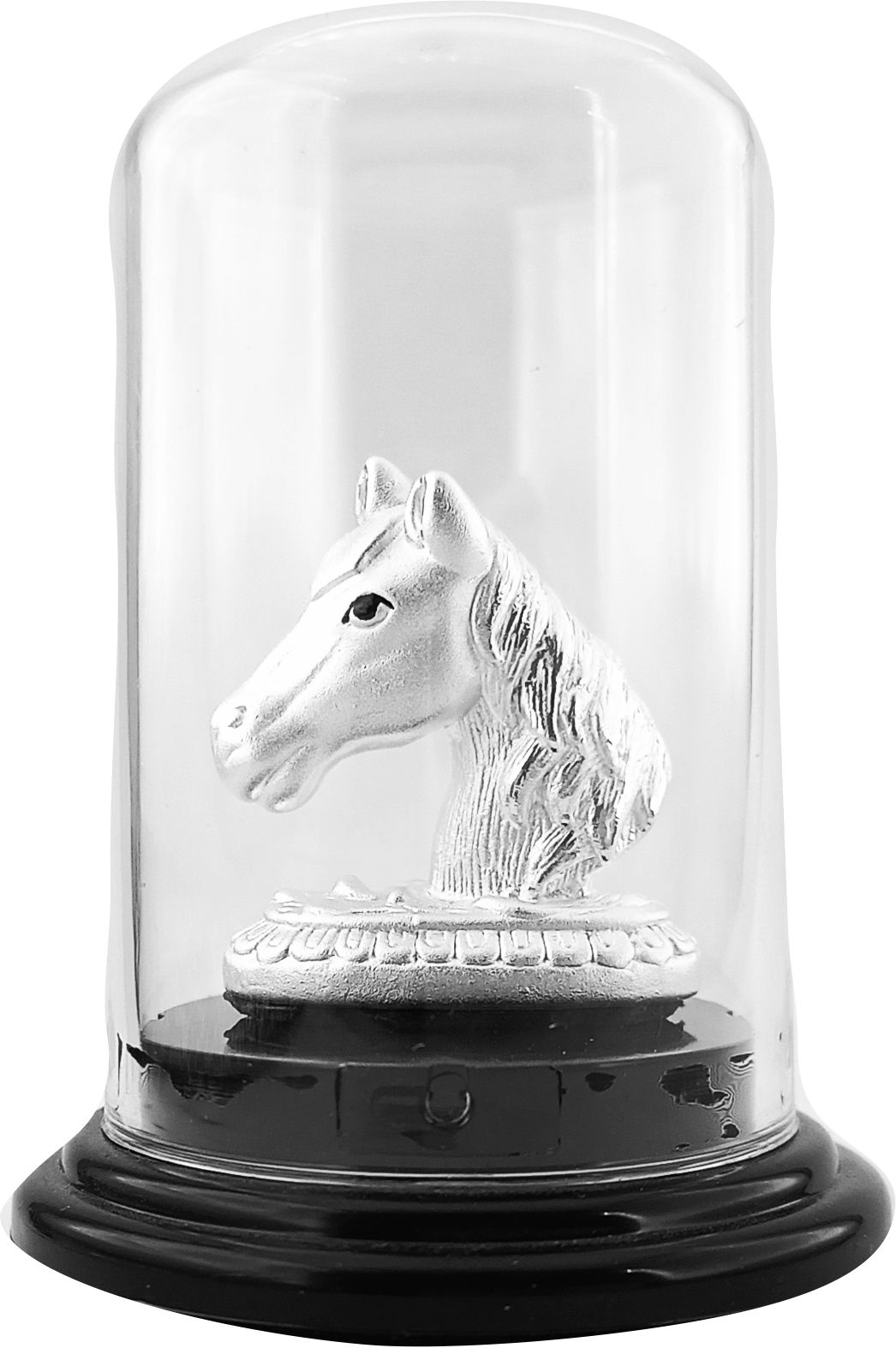 SILVERSPOT JEWEL 999 Pure Silver Beautiful Horse with Acrylic Base Decorative Showpiece - 14 cm-picture-14