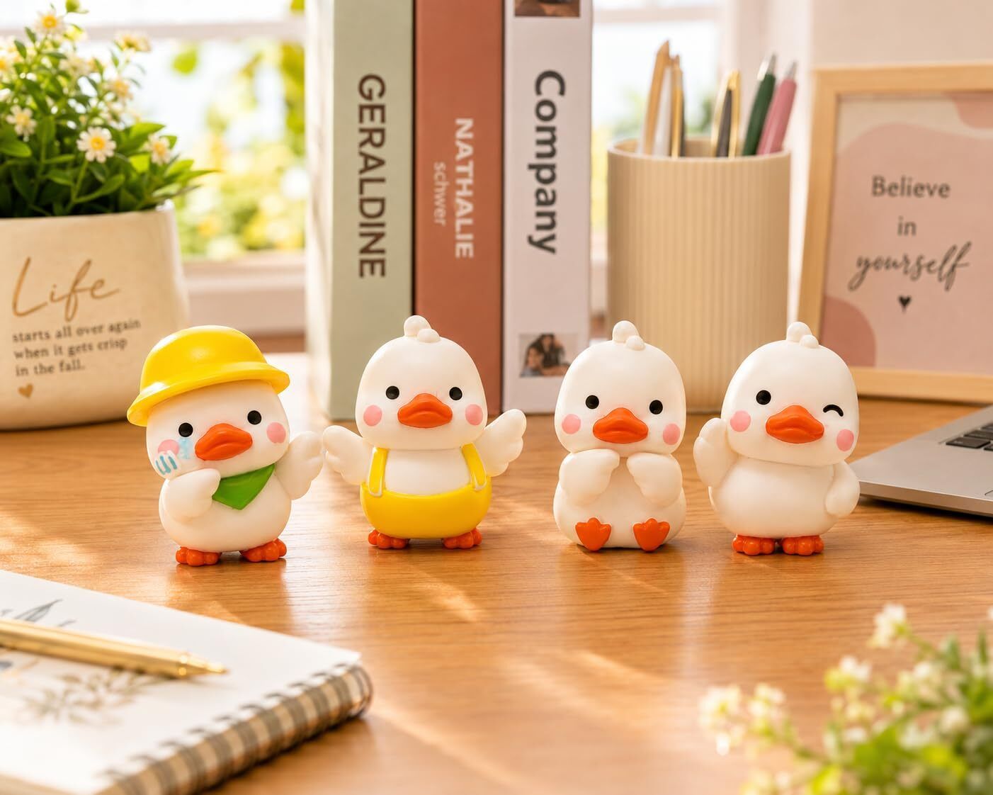 1 Set Duck Miniature Showpiece for Home Decor, Car Dashboard, Office Table Decorative Showpiece - 3 cm-image-32