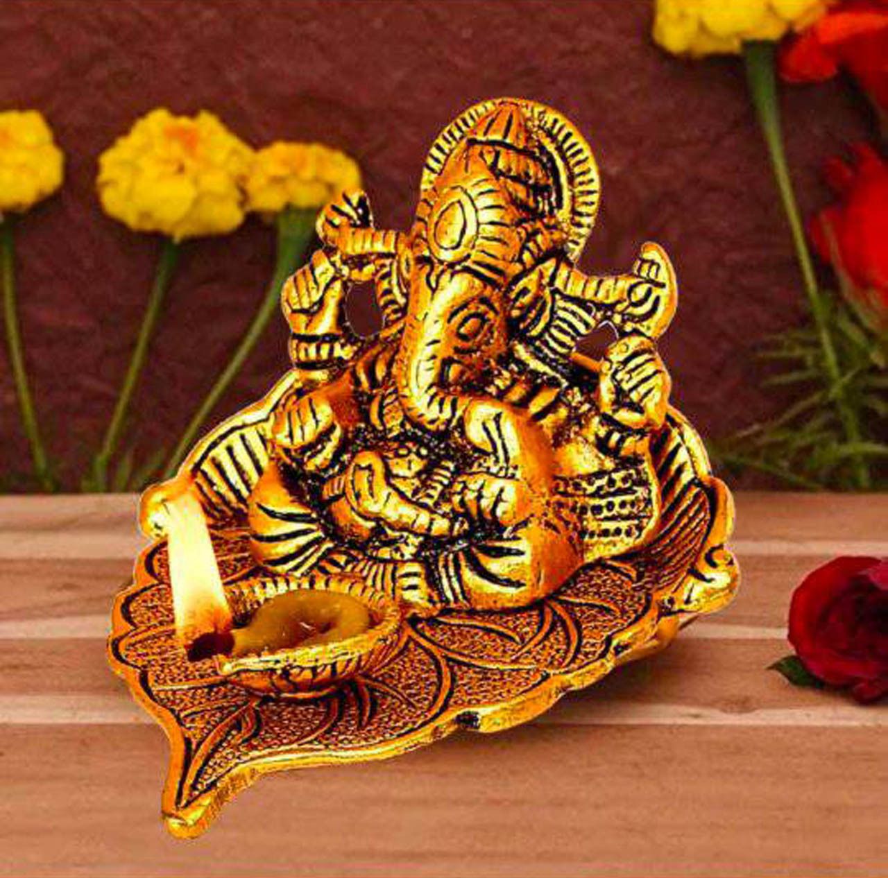 nishant sports 00256 Deepak Ganesh G Decorative Showpiece-8 cm-picture-23