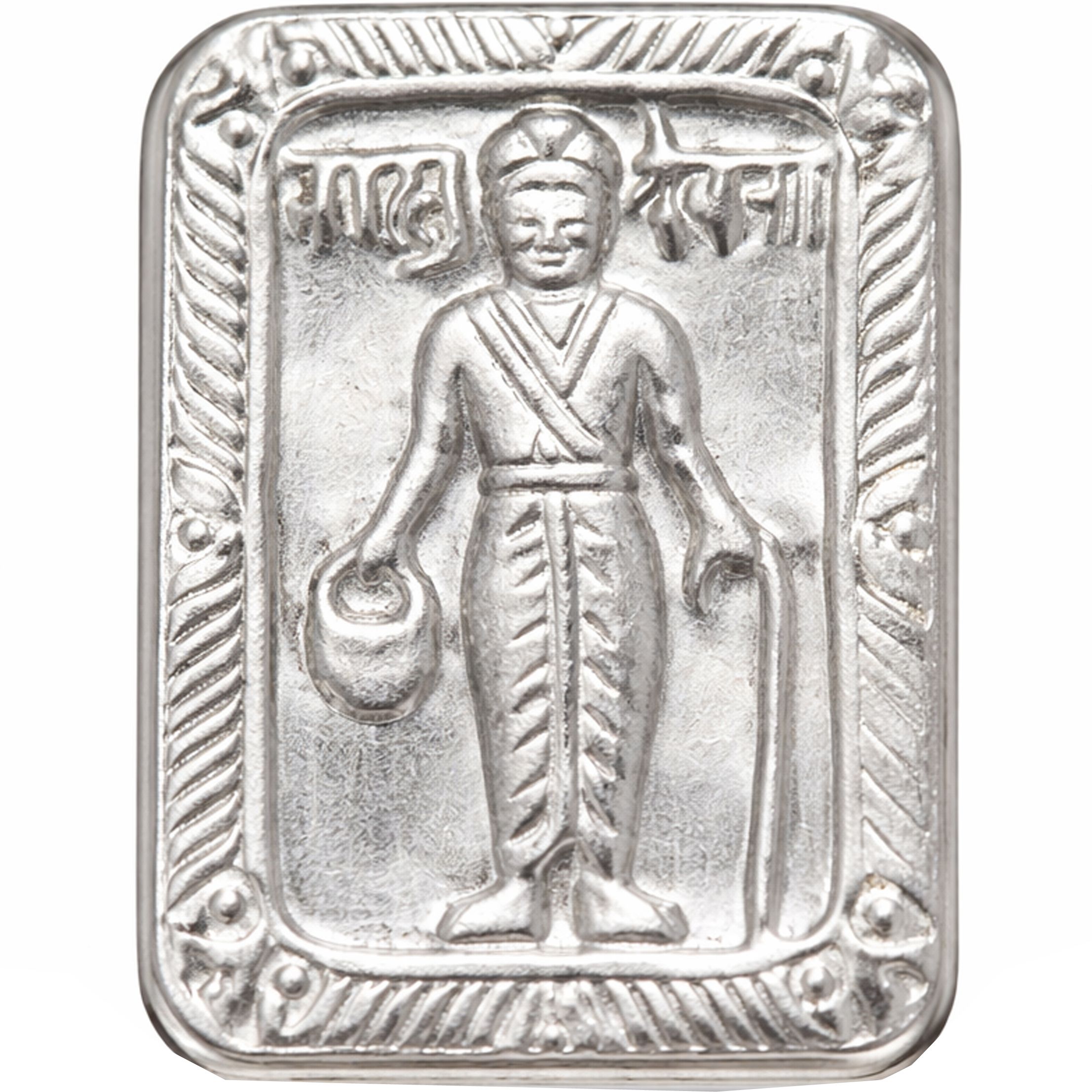 kmj Pure Silver Vastu Devta Idol for Home Temple | Religious Pooja Showpiece Decorative Showpiece - 0.1 cm-picture-17
