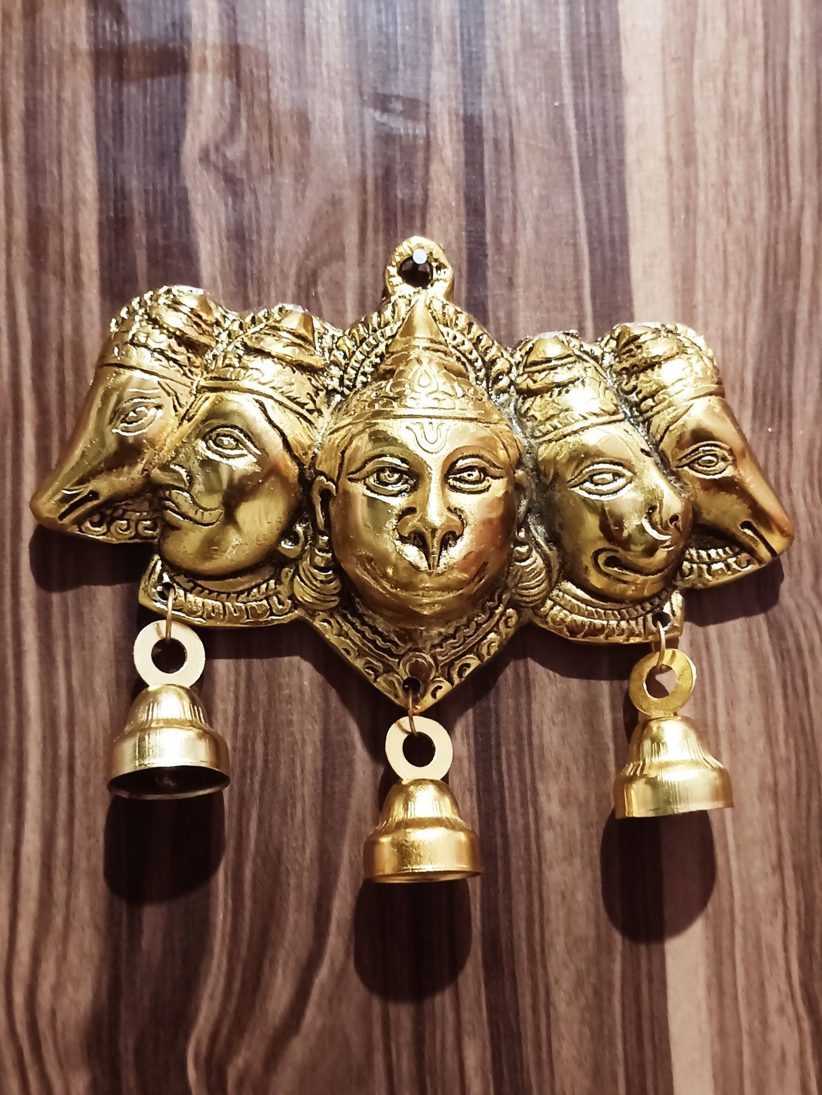 battlepoint Panchmukhi Hanuman for Door Entrance Wall Hanging Bajrang Bali Idol Statue Decorative Showpiece - 15 cm-picture-16