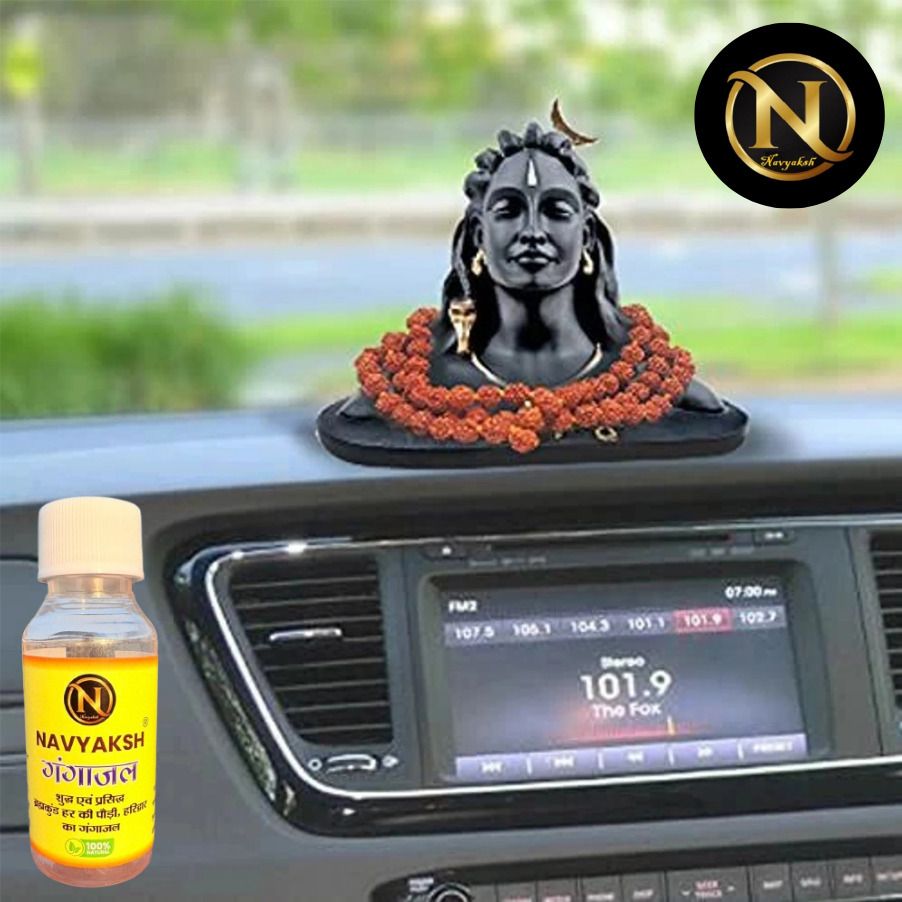Adiyogi Statue Shiv Ji Mahadev Idol For Car WITH FREE GANGAJAL Decorative Showpiece - 15.9 cm-image-19
