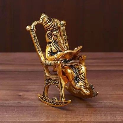 Home Decorative Lord Ganesha Statue Decorative Showpiece Decorative Showpiece - 12 cm-image-13