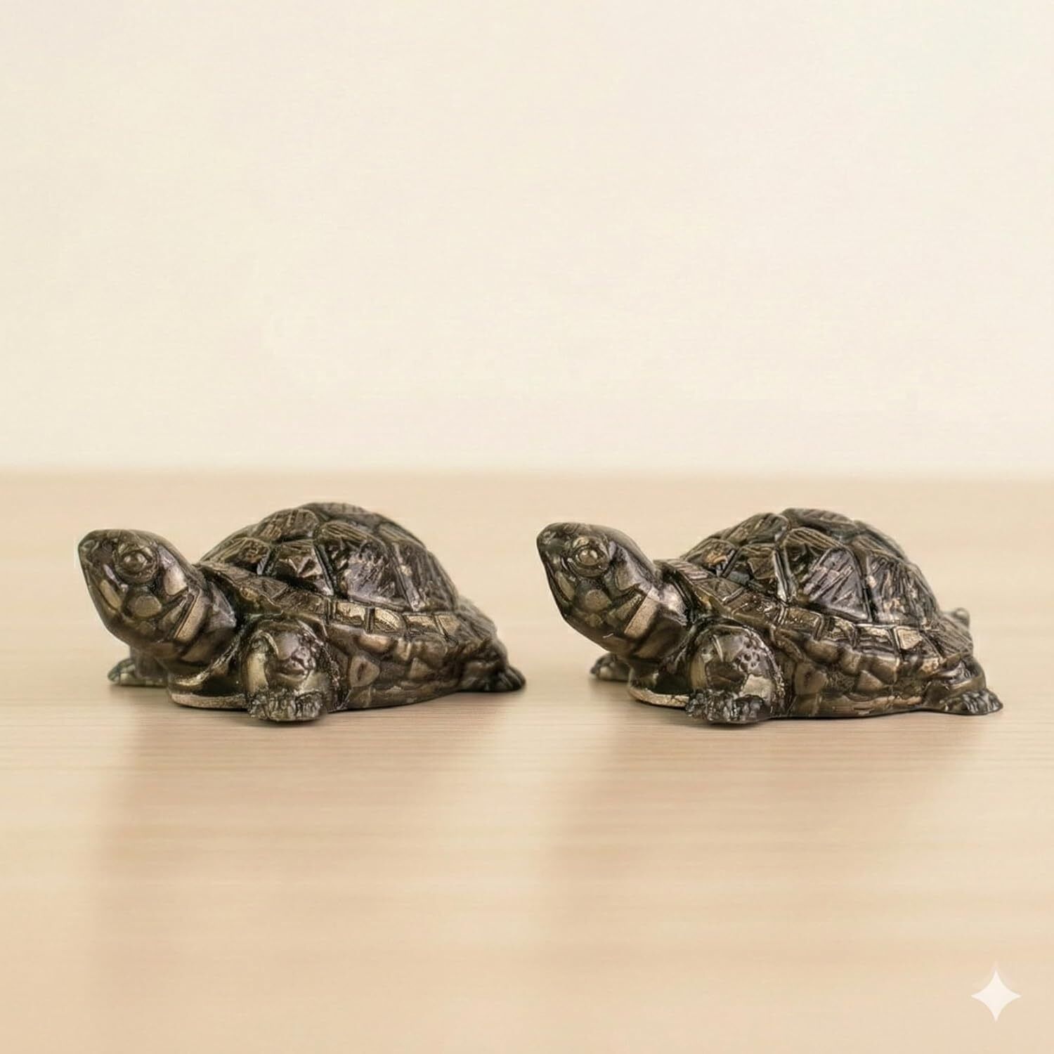 bhagya g Pyrite Tortoise (Kachhua) Turtle for Vastu Feng Shui Home Office Decor Good Luck Decorative Showpiece - 7 cm-picture-17