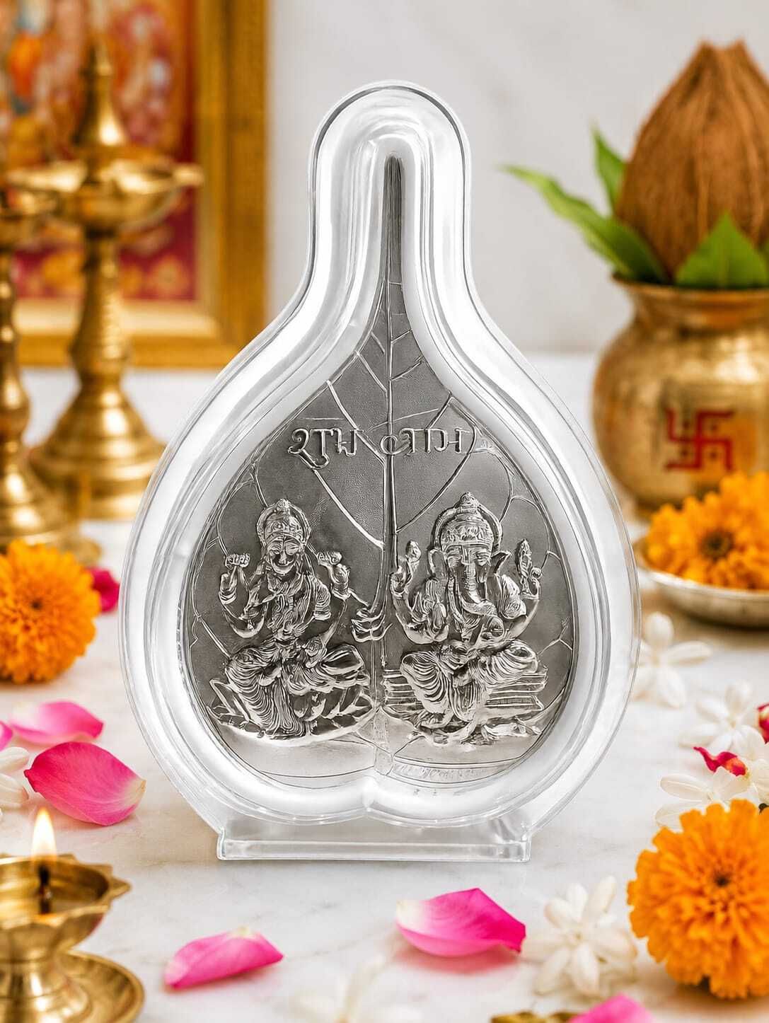 The Great Goddess of Wealth and Fortune. lakshmi ganesh Decorative Showpiece - 12.5 cm-image-44