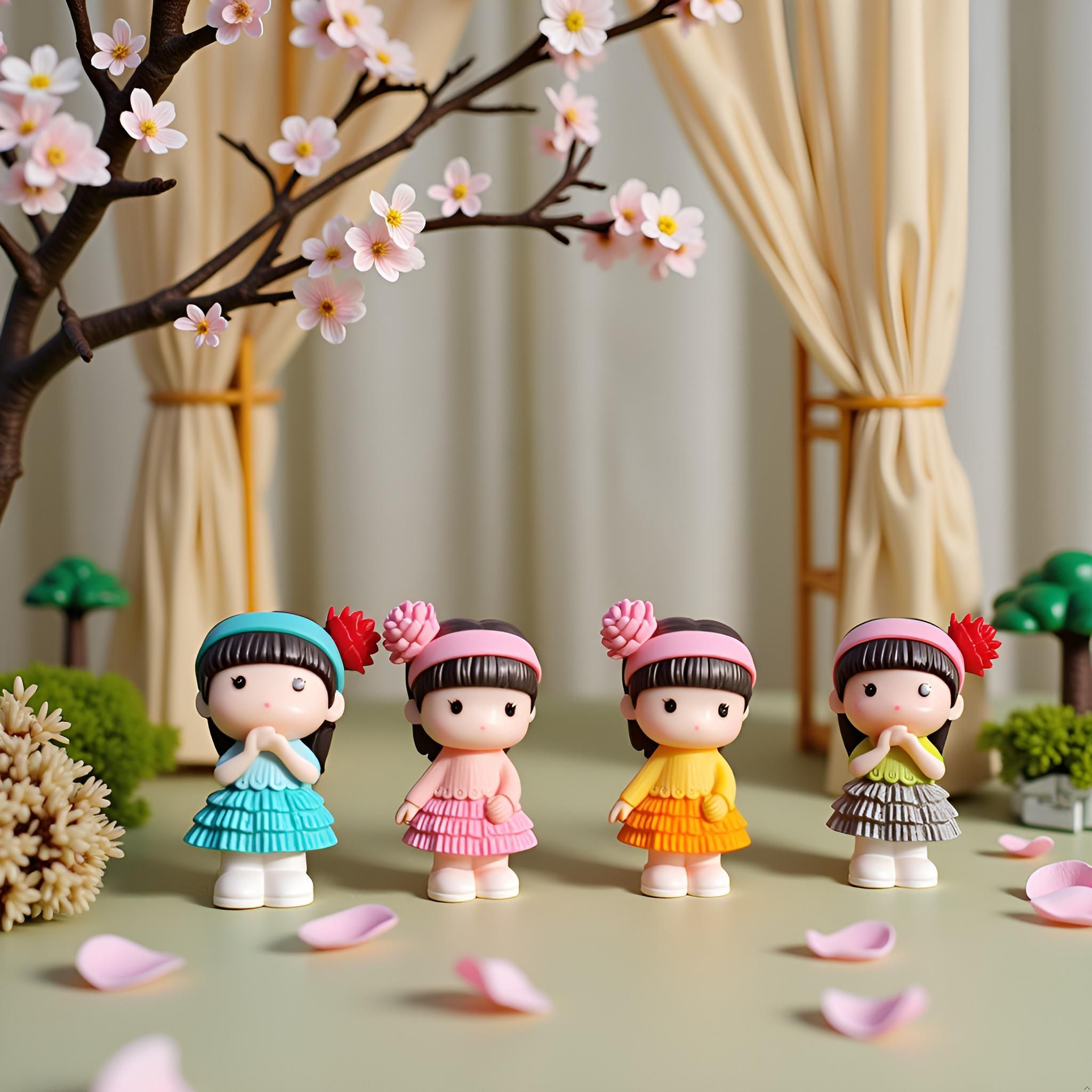spiaty Cute Miniature Dolls Decorative Showpiece - 3 cm-picture-15