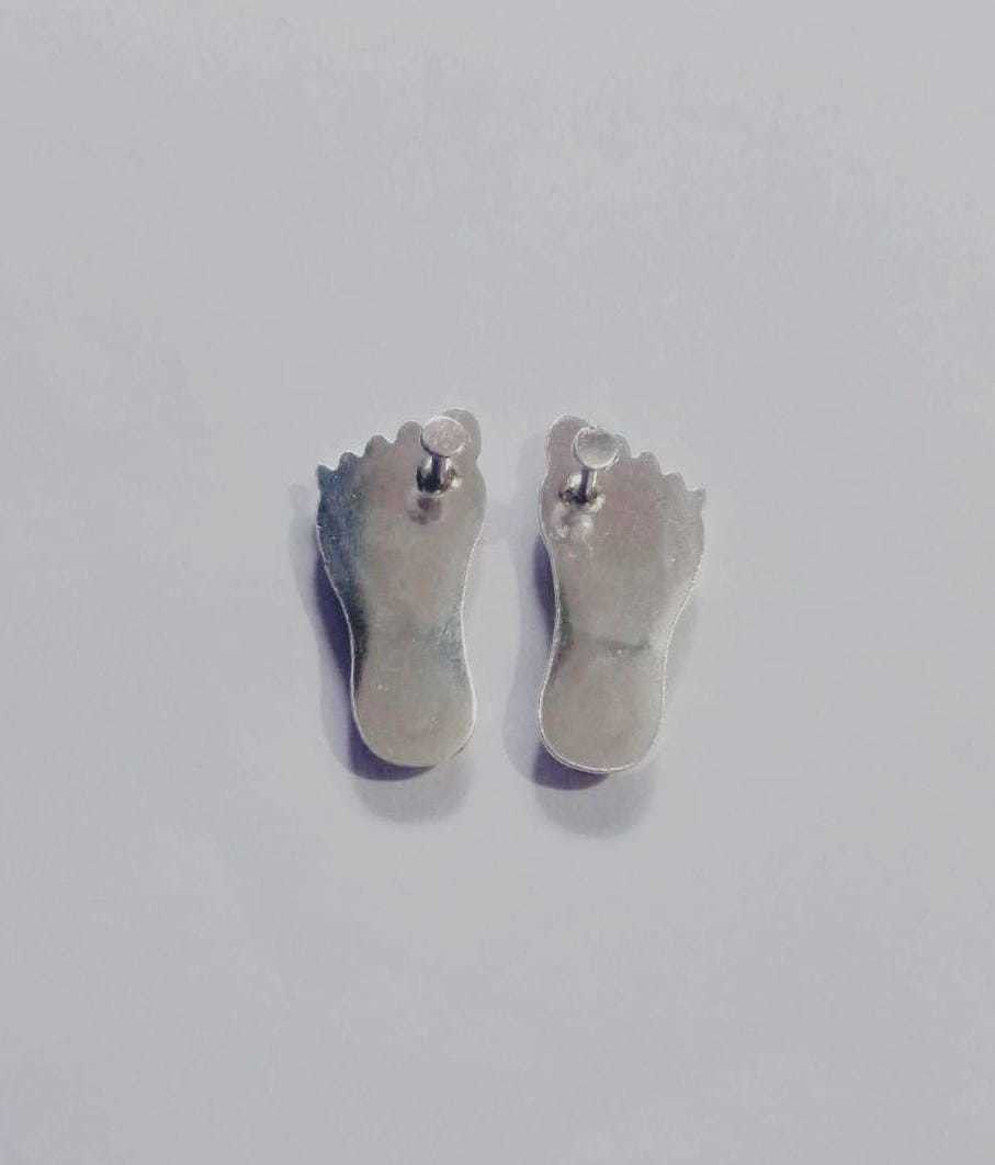 Paduka (3.5gm) Pure Silver Decorative Showpiece-2.54 cm