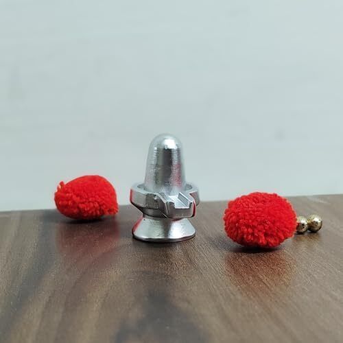 gupangam 60 gram Pure Para Shivling Pure Quality | Mercury Shivalinga Idol Decorative Showpiece - 5 cm-picture-17