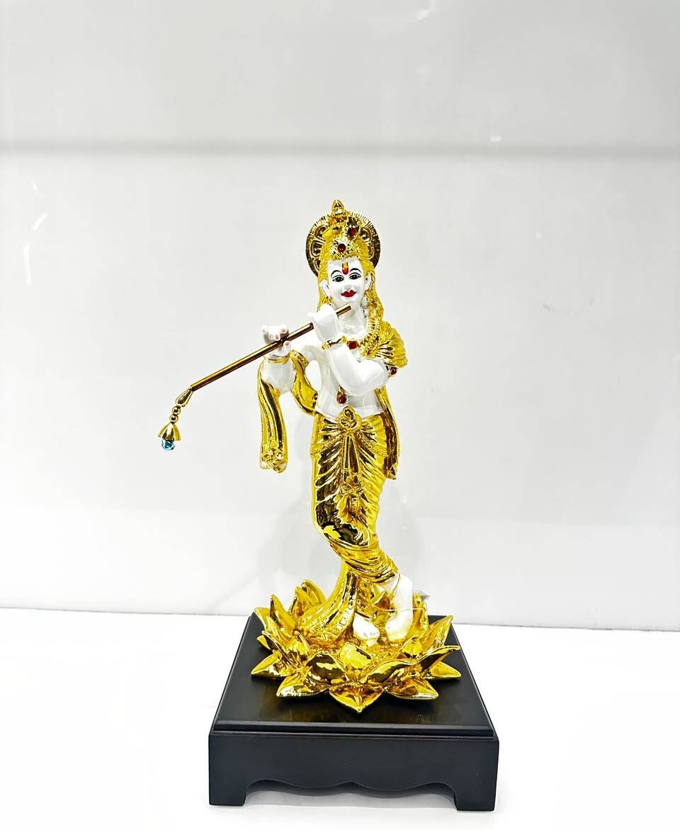 METLISH LOTUS KRISHNA - 758 Decorative Showpiece - 25 cm-image-7