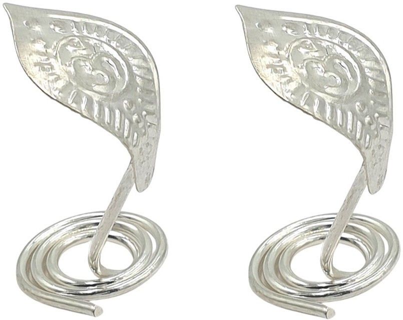 Sahiba Gems Solid Silver Naag Nagin Joda Decorative Showpiece-4 cm