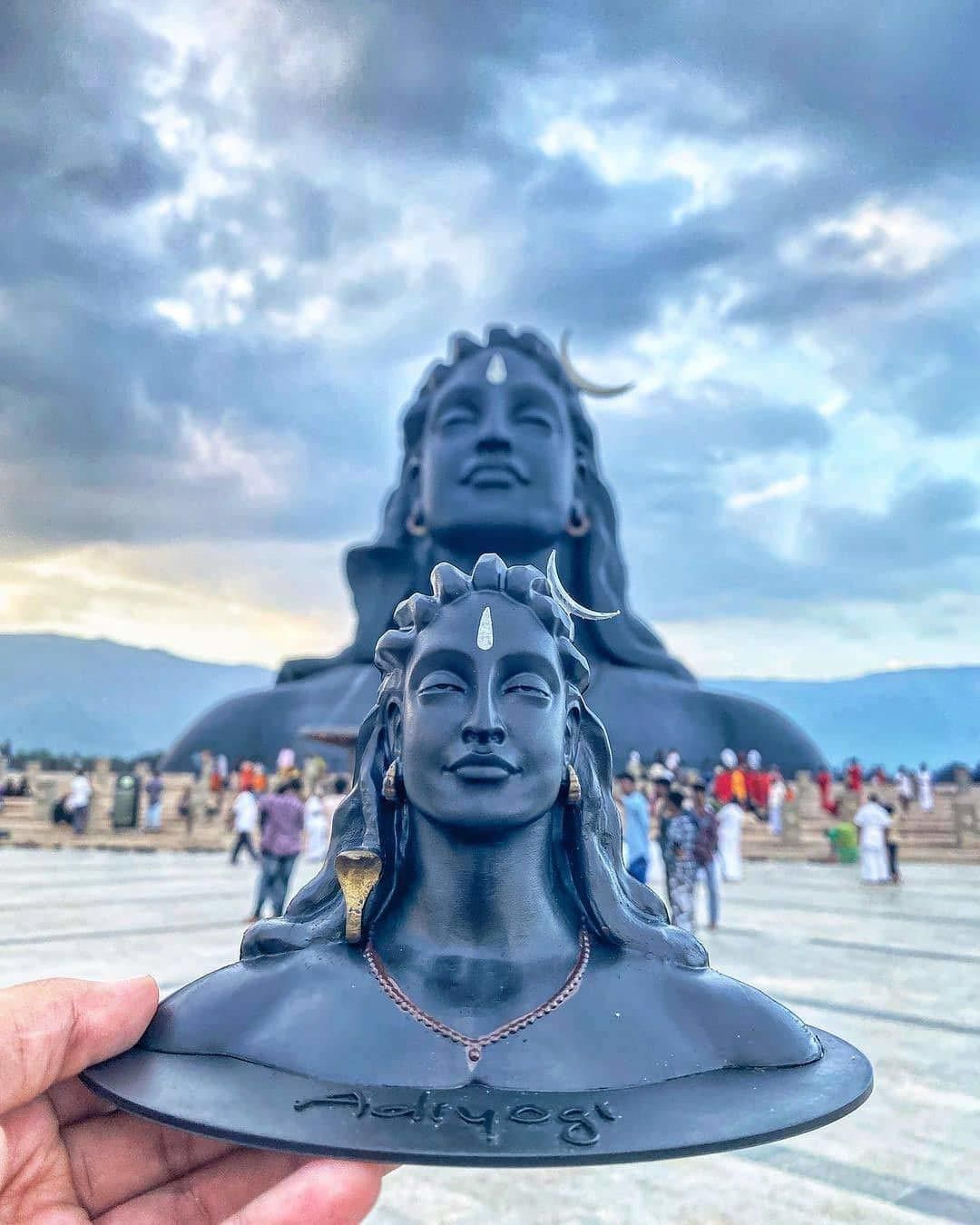 Adiyogi Bhagwan Shiva Ji Shiva Ji Dhyan Shiv Idol Shiv Ji Decorative Showpiece - 4 cm-image-17