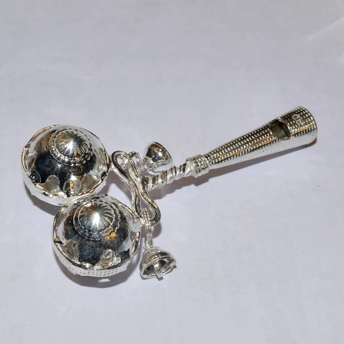 astro-d Silver Baby Rattle 32g Decorative Showpiece - 3 cm-picture-18