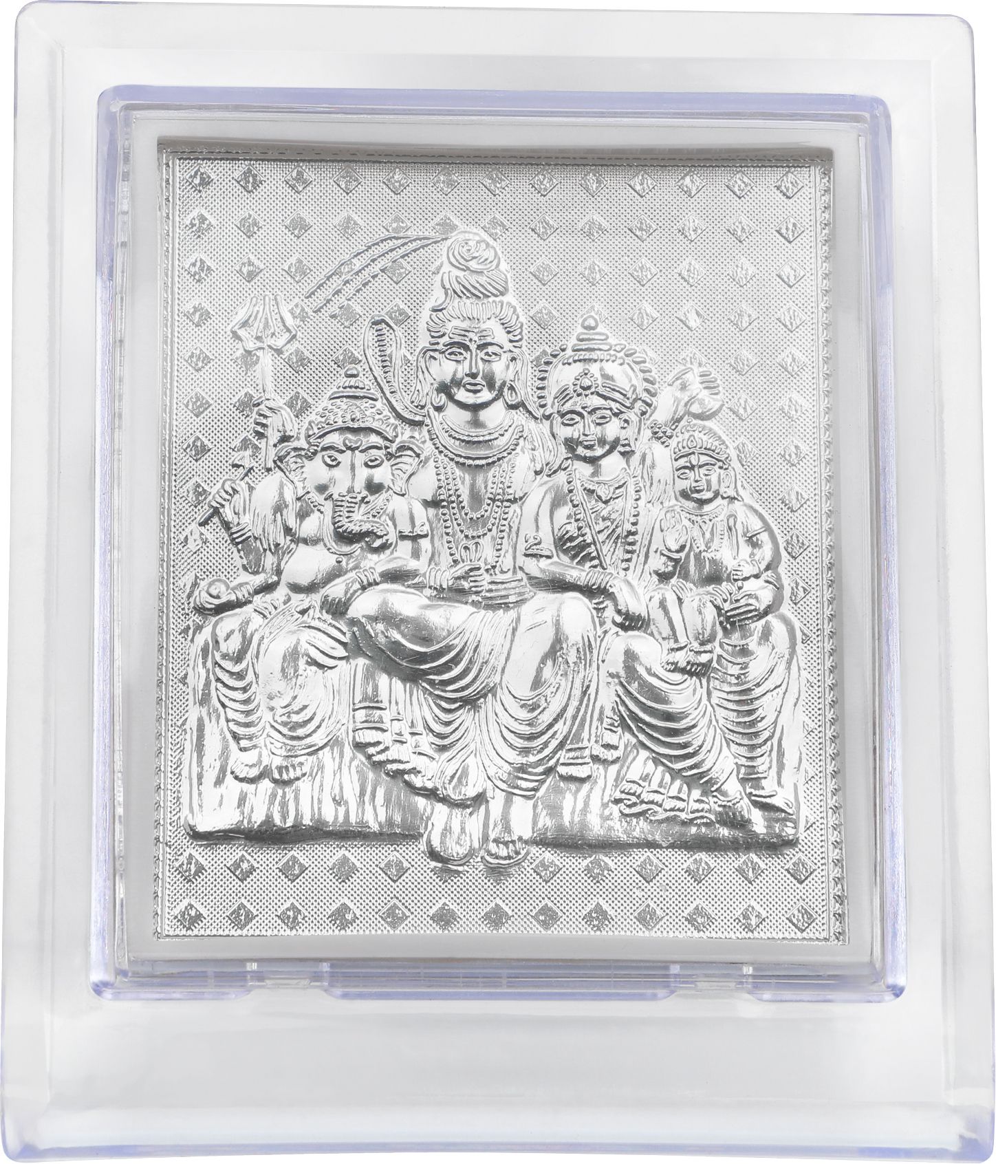 999 Shiv Parivar Frame For Your Home And Office | Car Decorative Showpiece - 8 cm