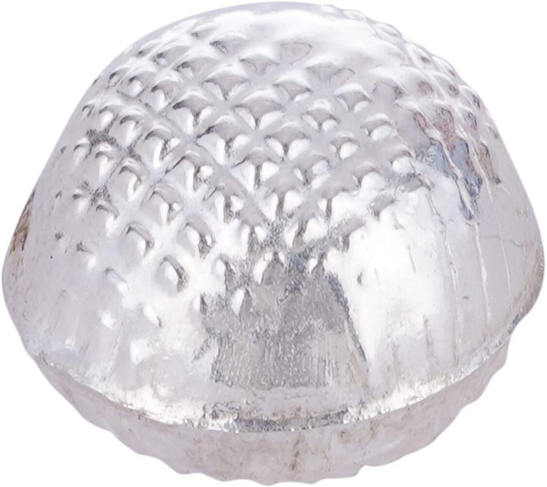 dhruvs collection 925 Silver Modak Laddoo for Ganesh Chaturthi, Home Decor, Pooja & Gifting (5.5g) Decorative Showpiece - 4 cm-picture-10