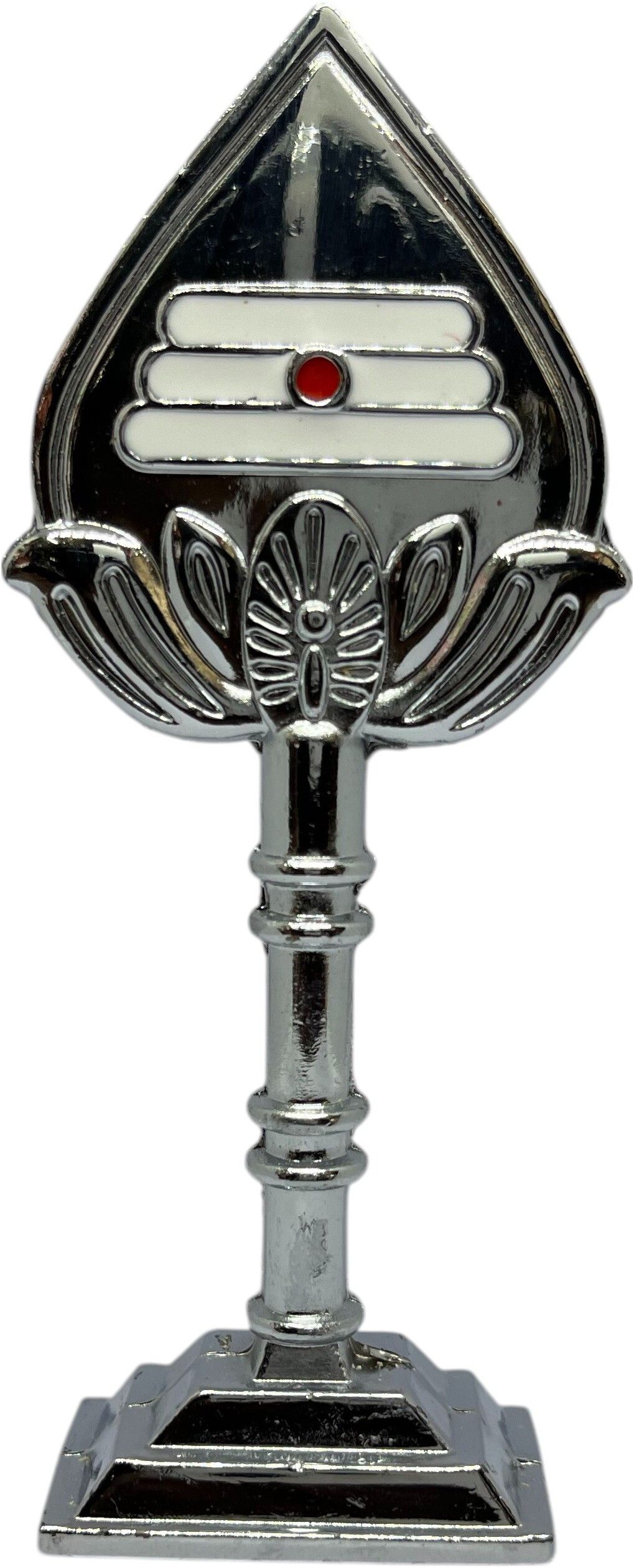 kalai Murugan Vel for Car Dashboard -Silver Colour Metal Idol,1 Piece Decorative Showpiece - 10 cm-picture-19