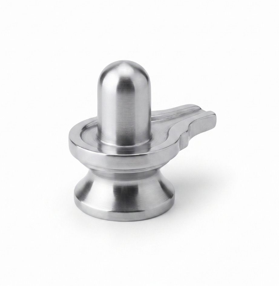 Parad Shivling – Silver Mercury with Supportive Alloys Decorative Showpiece - 3 cm-image-10