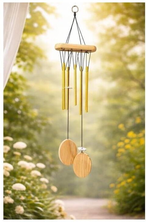 DAZZLEKIT Wind Chimes for Home Positive Energy - Hanging Bells for Home Aluminium Windchime-picture-27