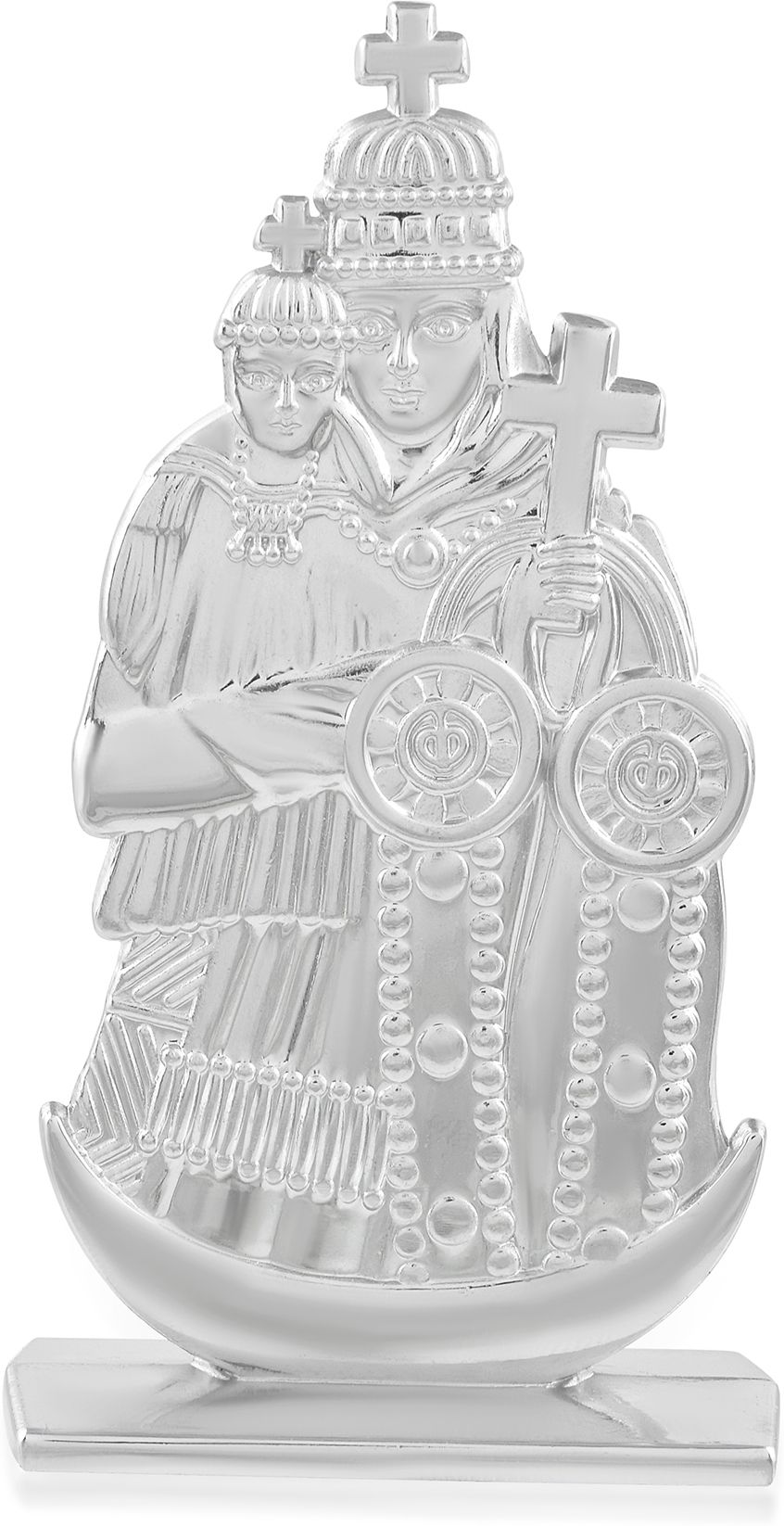 dzinetrendz Stainless Steel Mother Mary Madha Velankanni Christian idol Decorative Showpiece-30 cm-picture-18